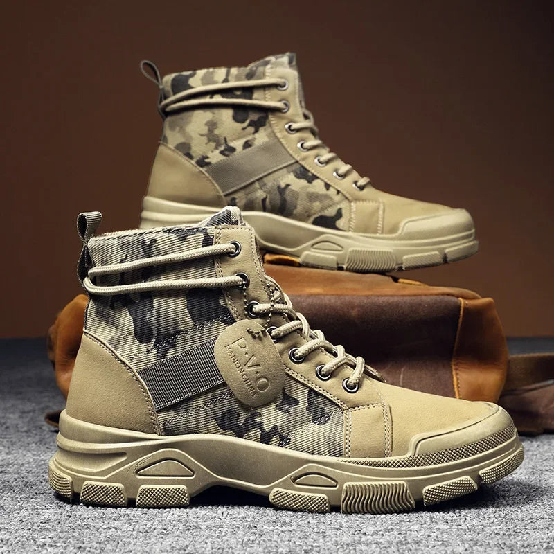 Bota Masculina Militar Drauffen DF267 em couro legítimo com solado antiderrapante, forro macio e estilo robusto para conforto e elegância no dia a dia.