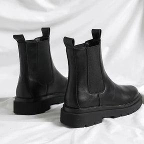Bota Chelsea Masculina Drauffen DF280 com cano alto e couro premium, estilo clássico britânico e conforto ideal para compor looks elegantes e modernos.