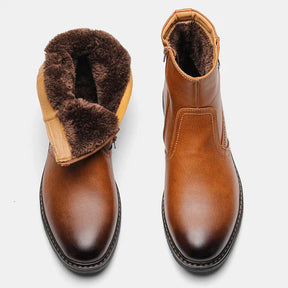 Bota Masculina de Couro Drauffen DF287 com interior forrado, couro premium e design versátil para visuais rústicos com elegância.