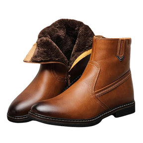 Bota Masculina de Couro Drauffen DF287 com interior forrado, couro premium e design versátil para visuais rústicos com elegância.