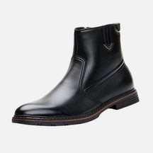 Bota Masculina de Couro Drauffen DF287 com interior forrado, couro premium e design versátil para visuais rústicos com elegância.