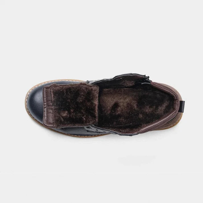 Bota de Couro Masculina Drauffen DF290 com design imponente, couro premium e conforto interno para uso intenso com estilo refinado.
