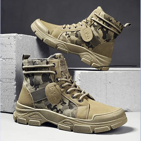Bota Masculina Militar Drauffen DF267 em couro legítimo com solado antiderrapante, forro macio e estilo robusto para conforto e elegância no dia a dia.