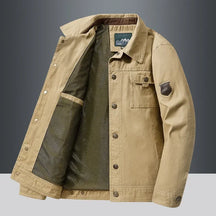 Jaqueta Casual Drauffen DF224 masculina, com algodão leve, design contemporâneo, caimento confortável, perfeita para visuais casuais e modernos.